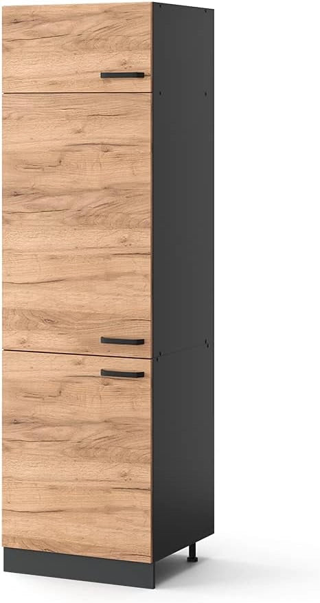 Armadio frigorifero R-Line, Quercia dorata, 60 cm, per la libera combinazione all'interno di sistemi cucina modulari