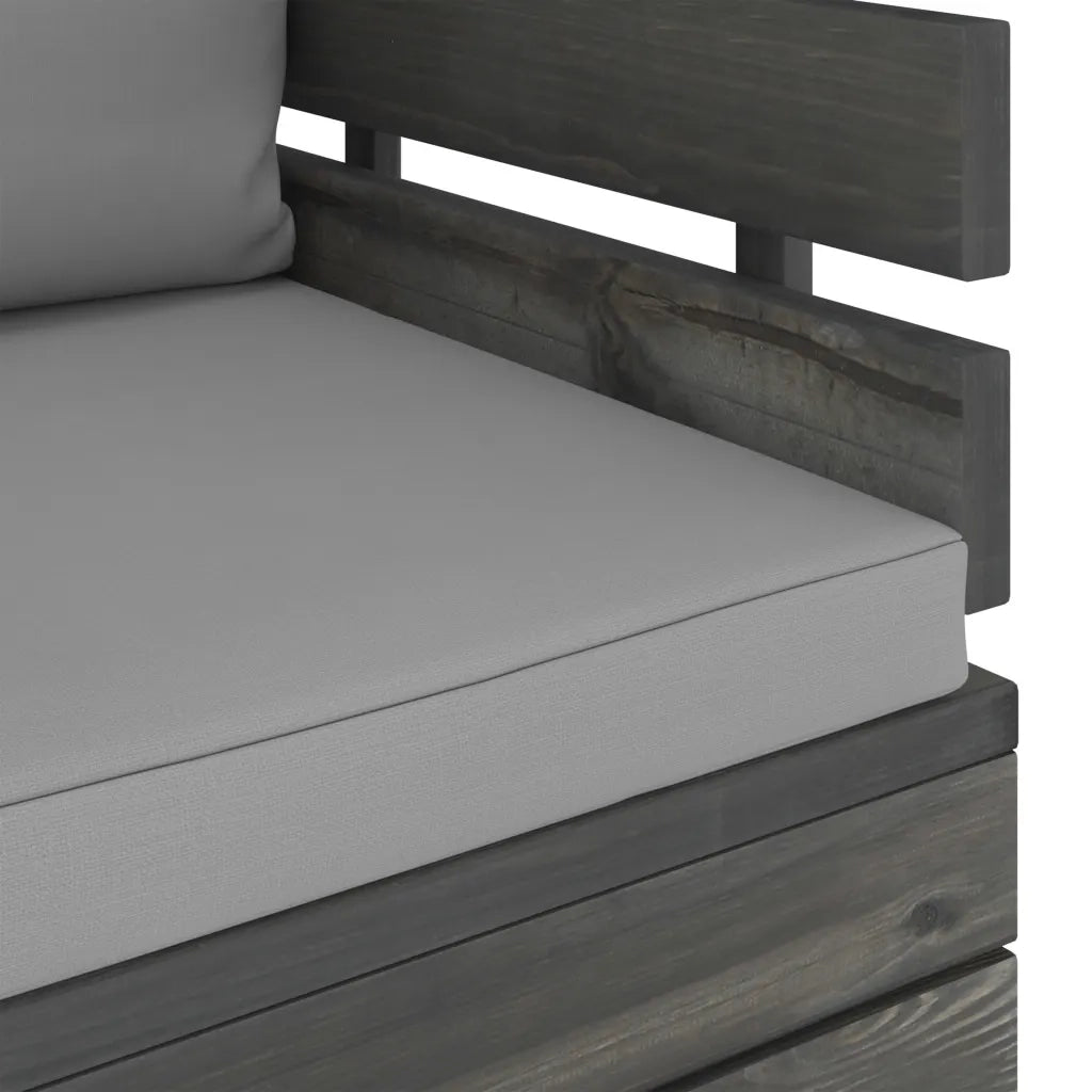 Poltrona da Giardino con Cuscini in Legno di Pino cod mxl 74520