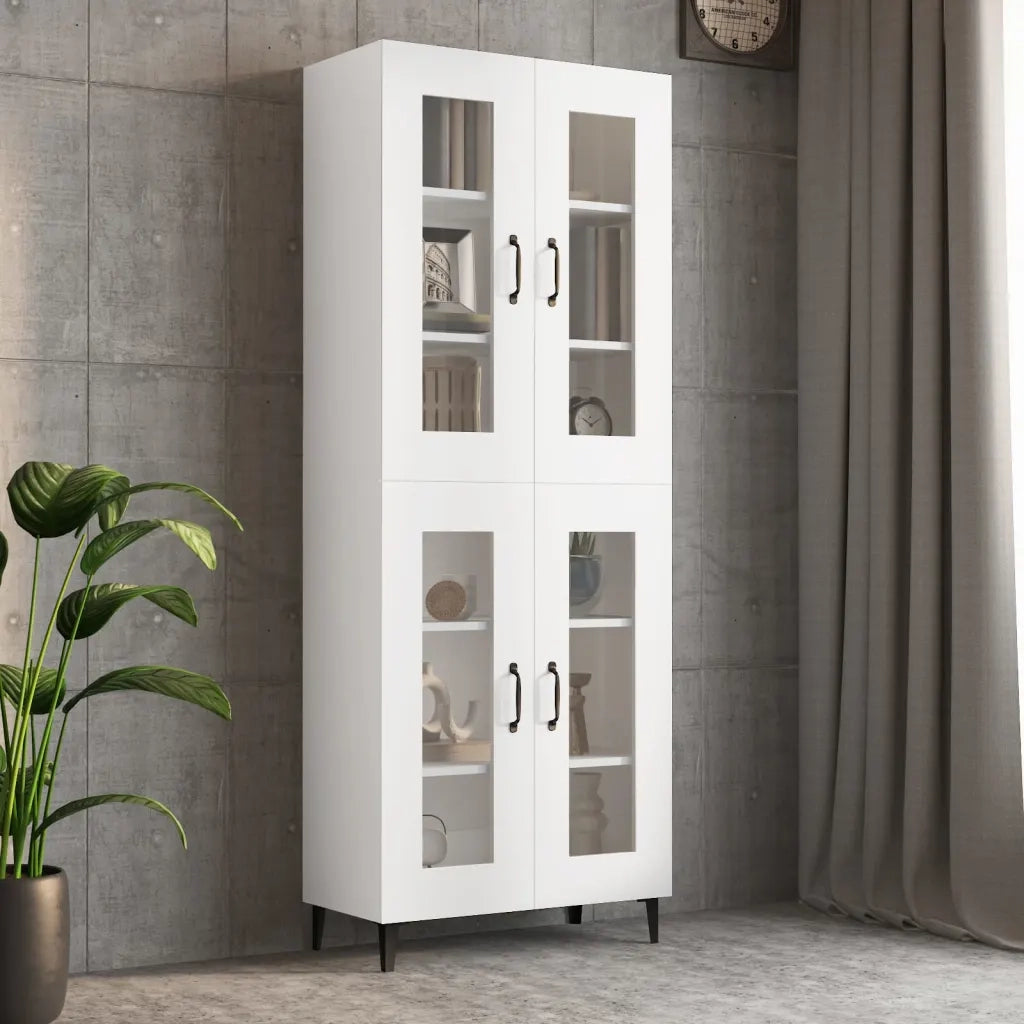 Armadietto Pensile a Parete Bianco 69,5x34x90 cm CFW5789742