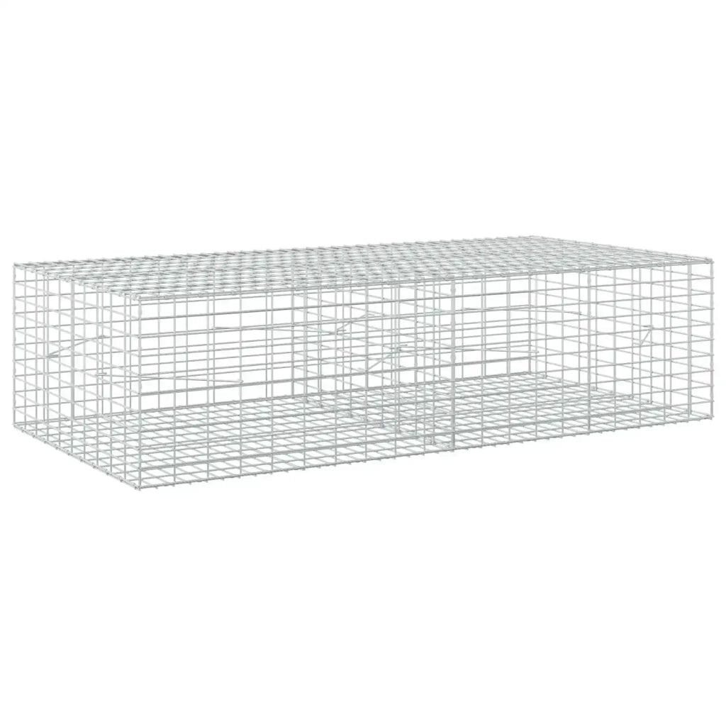 Gabione con Filo da 3,5 mm e Rete da 5x10 cm 200x100x50 cm 3462886