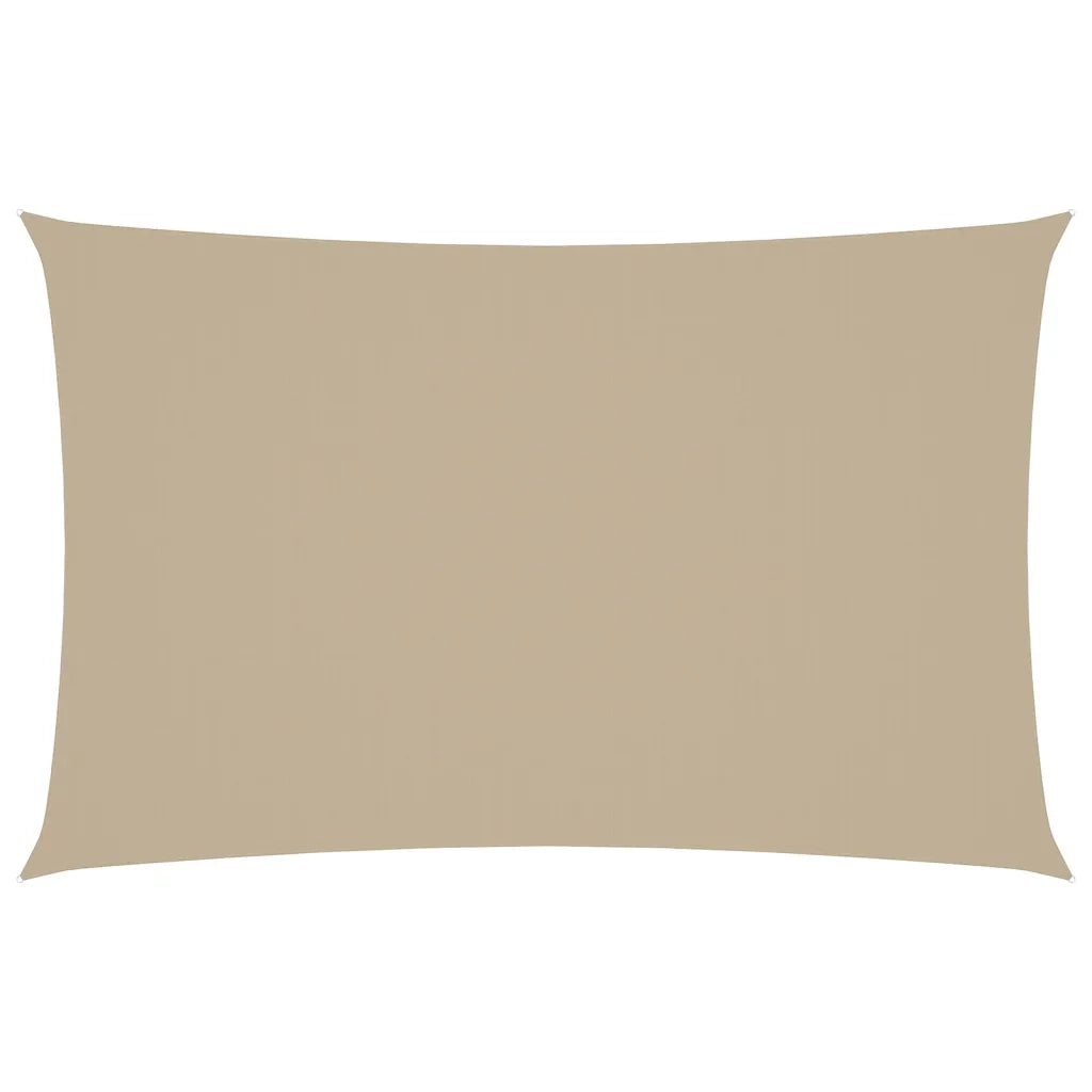 Vela Ombreggiante-Parasole a vela Oxford Rettangolare 4x7 m Beige