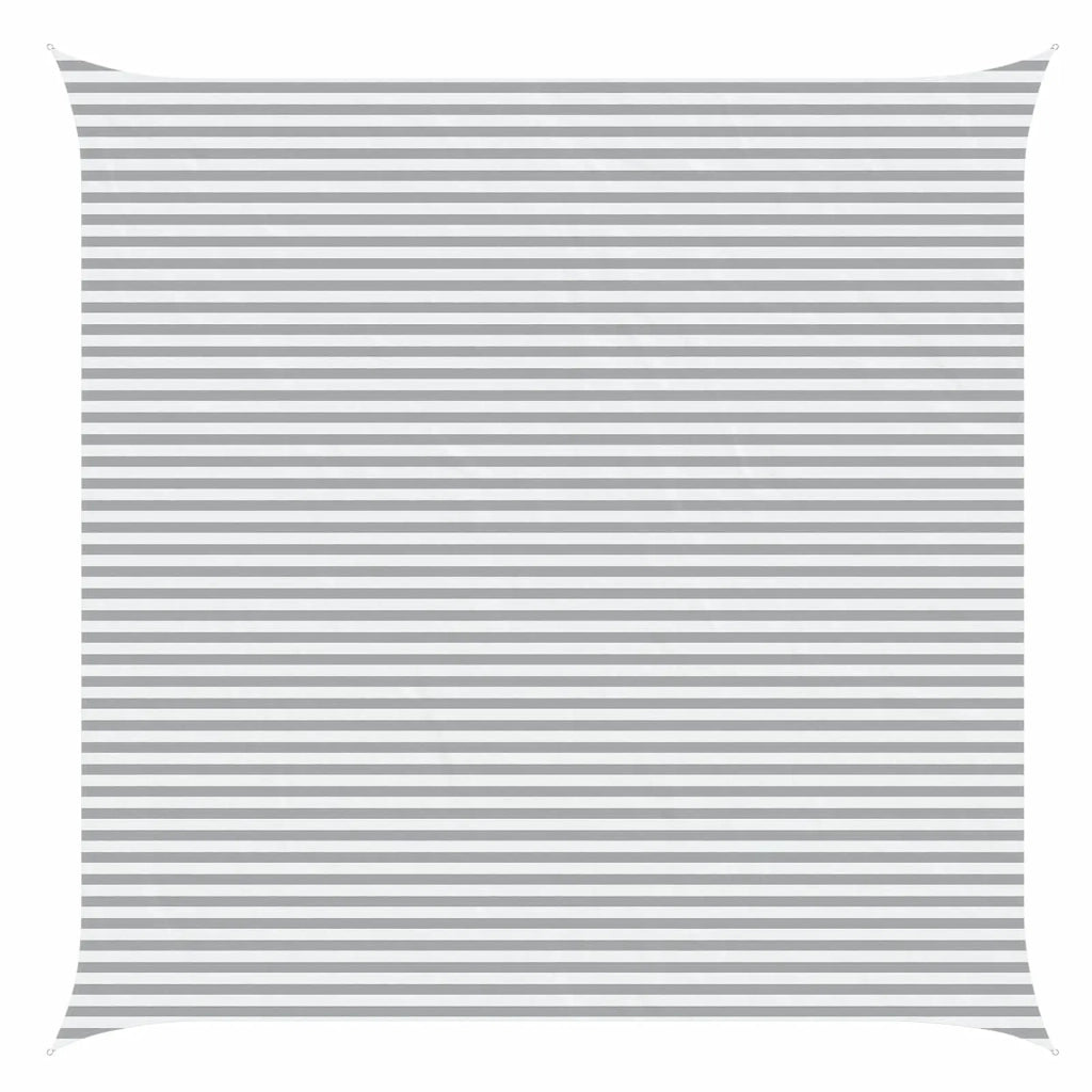 Telo Ombra da Esterno Grigio chiaro e bianco 6 x 6 m 42030998