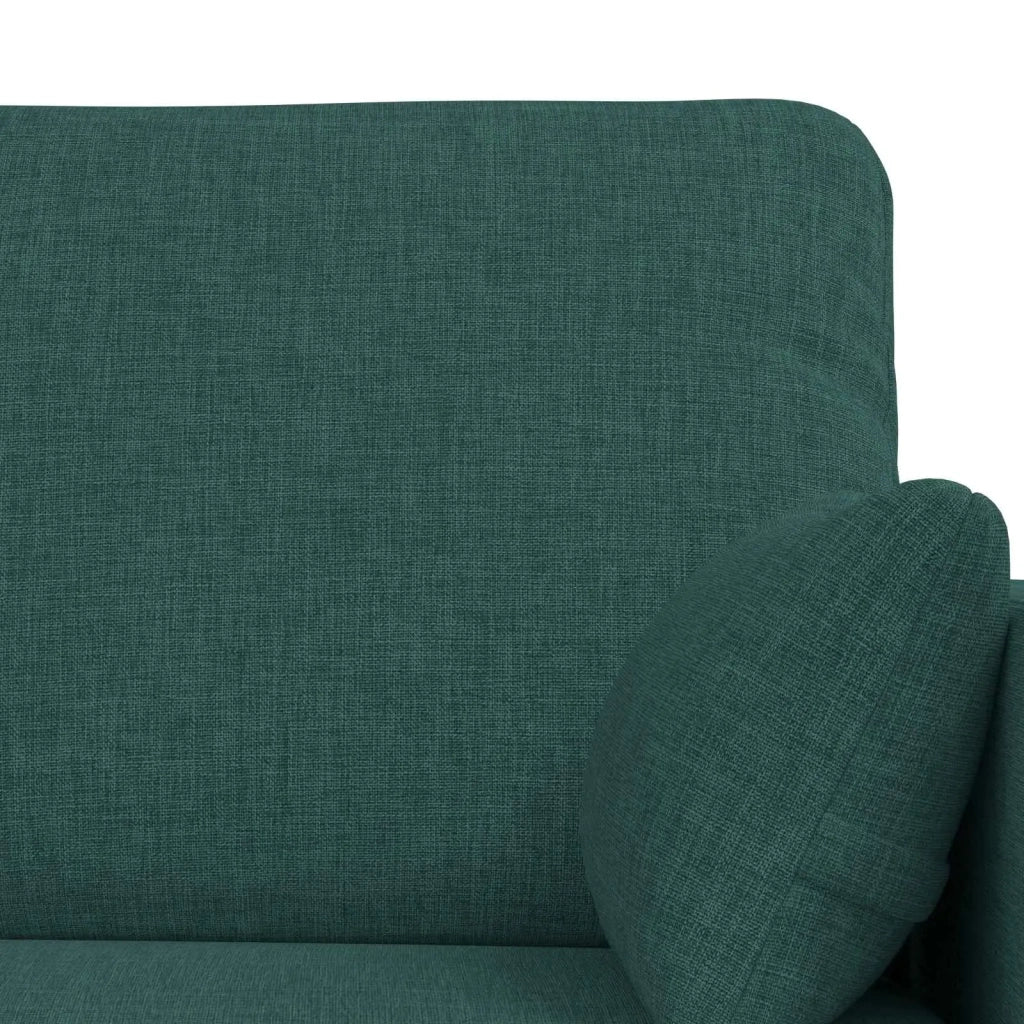 Set di divani 2 pcs Verde Scuro 158 x 78 x 80 cm Tessuto