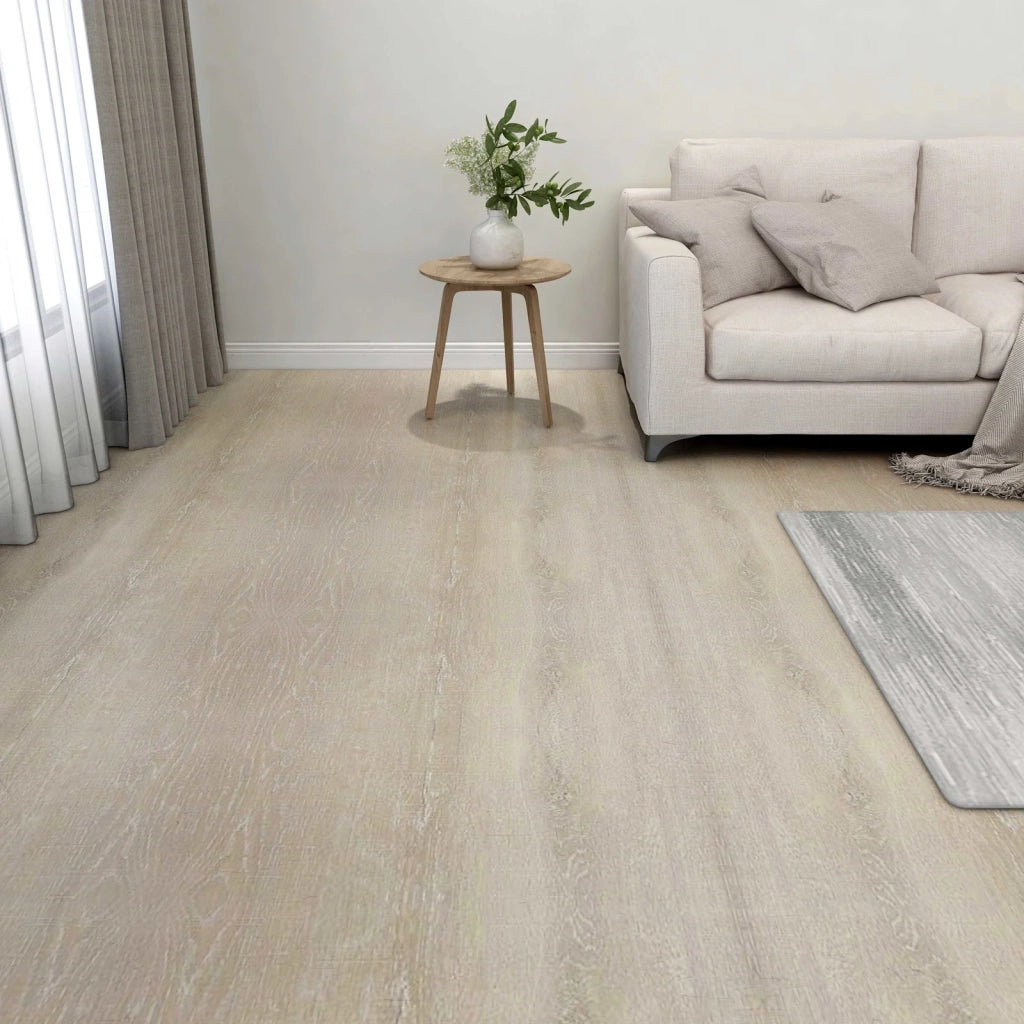 Tavole per Pavimenti 55 pcs Beige 5,11 m² PVC