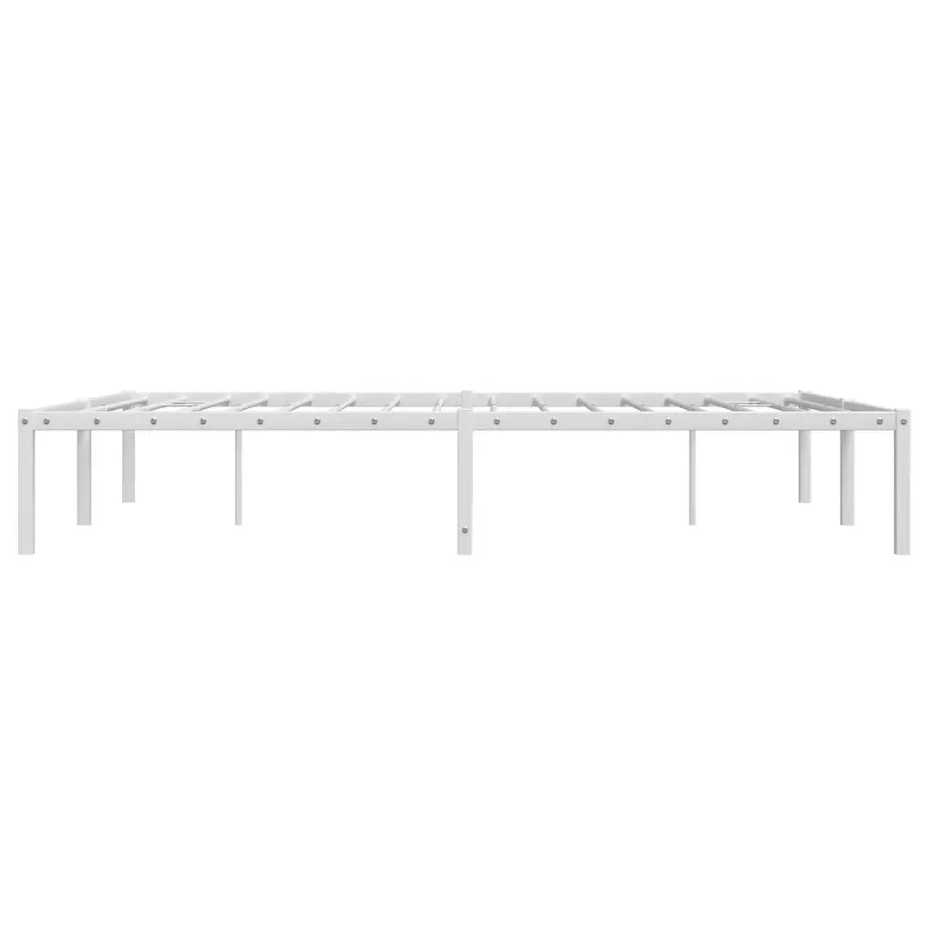 Giroletto-Struttura Letto in Metallo Bianco 140x200 cm 730030