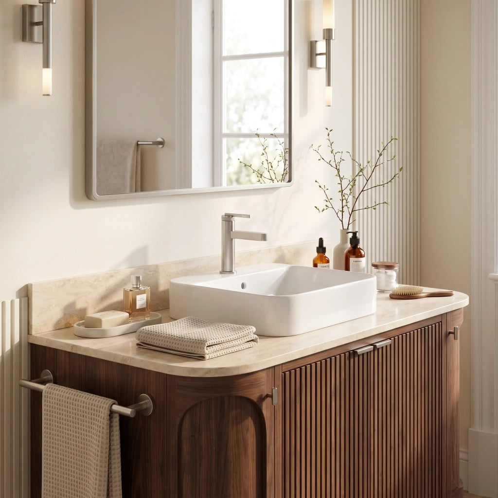 Rubinetto Da Bagno Rea Grace Brush Nickel