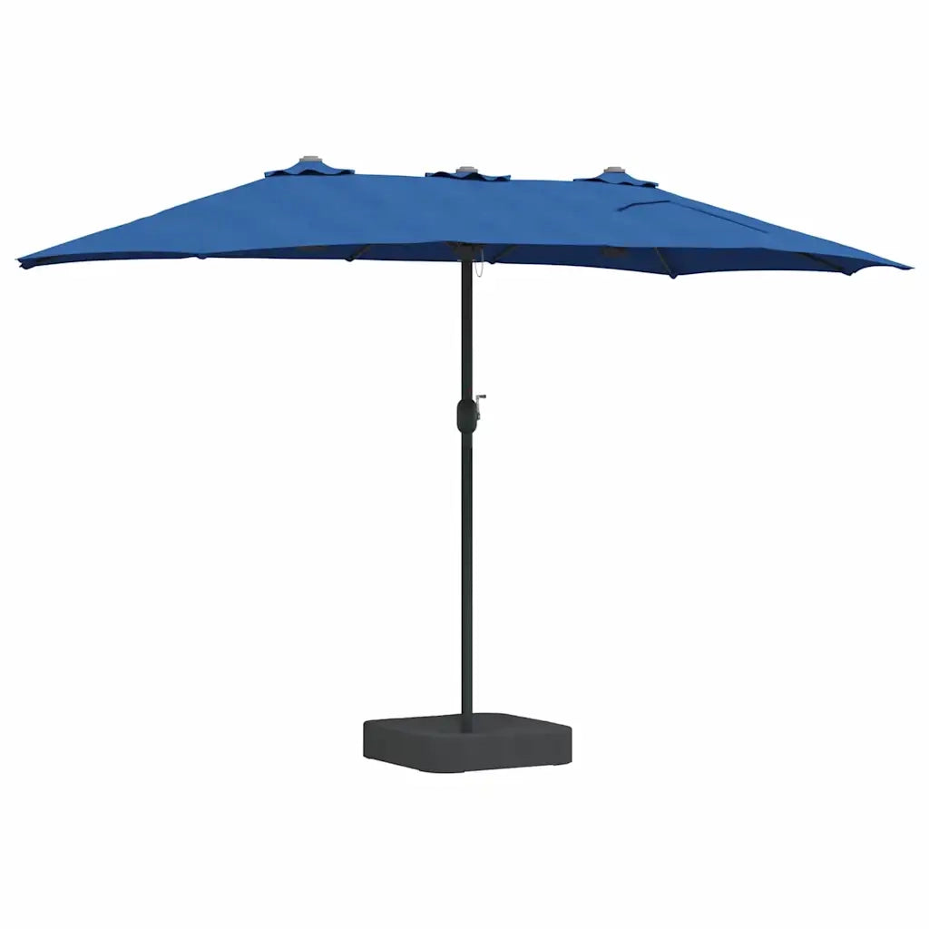 Ombrello | Parasol da giardino Azzurro 385 x 209 x 244 cm