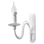 Applique PALADA bianca metallo E14 Pure Lume PU0216