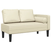 Sdraio con Cuscini Crema in Similpelle CFW5842822