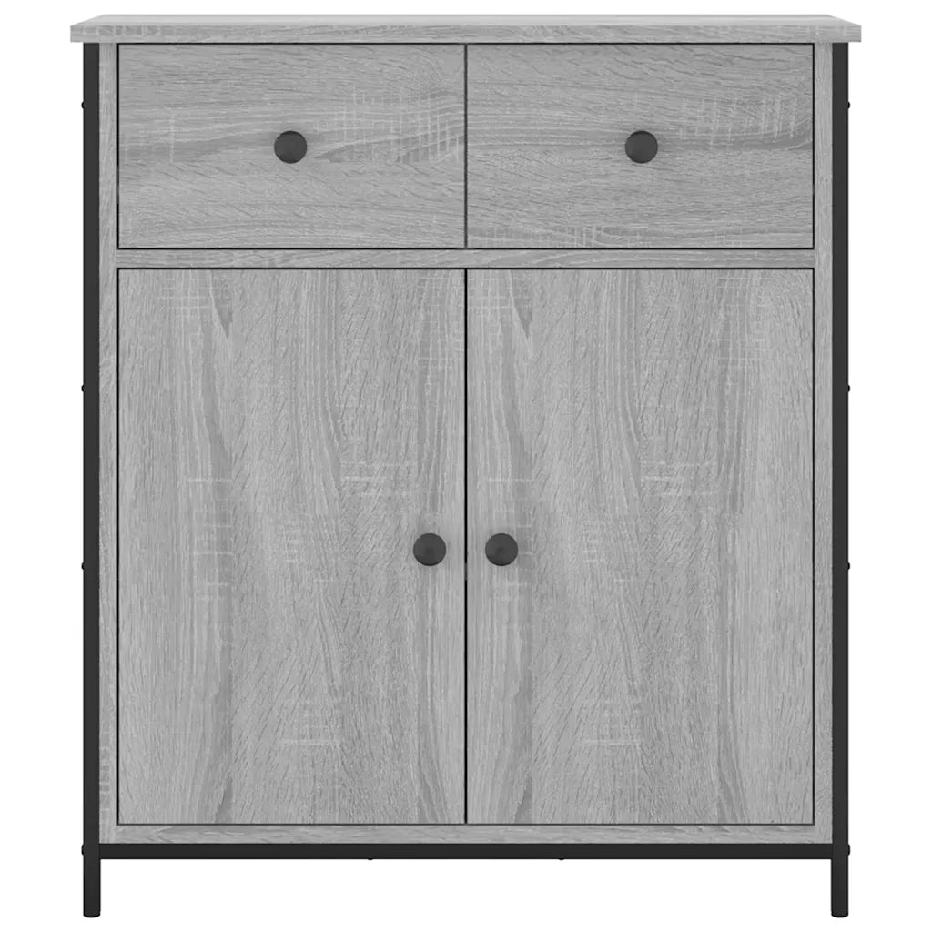 Credenza Grigio Sonoma 70x30x80 cm in Legno Multistrato 835527