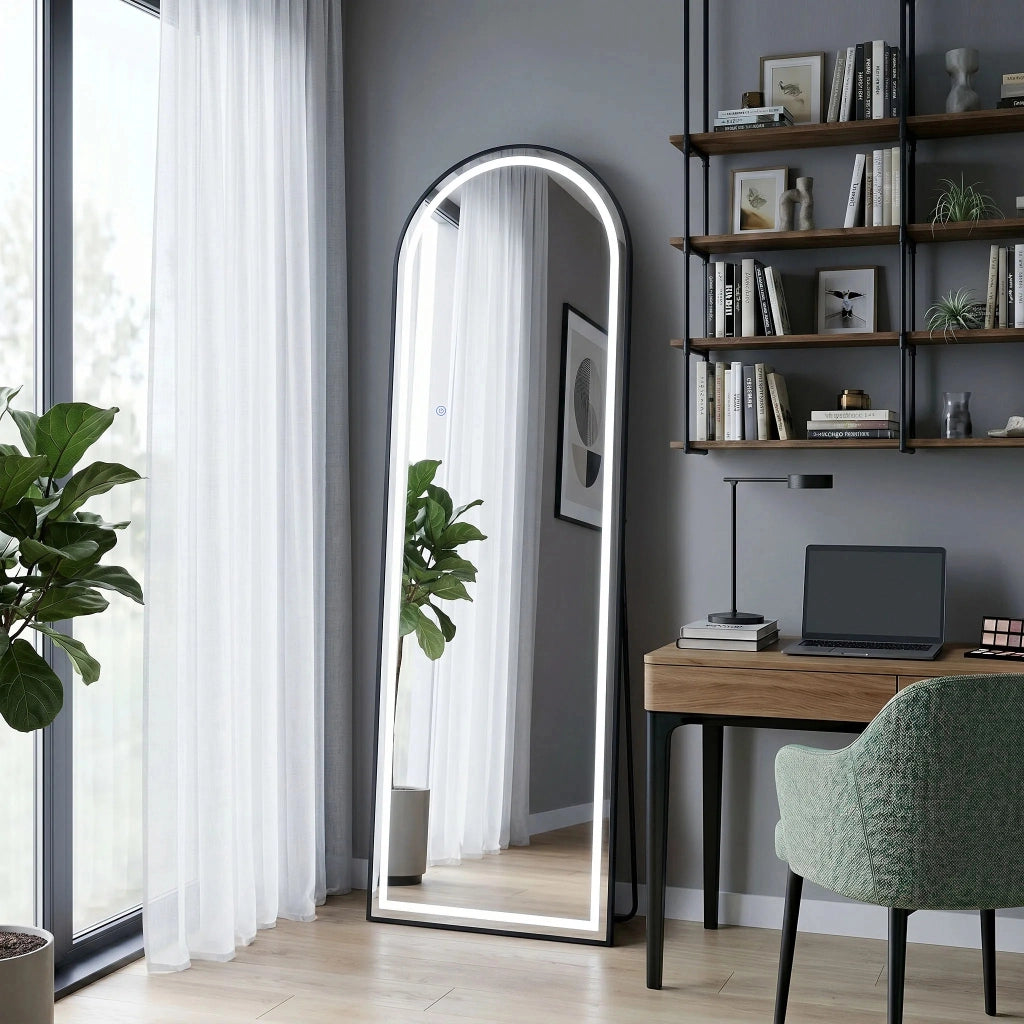 Specchio Led Orbit 50x160cm Black