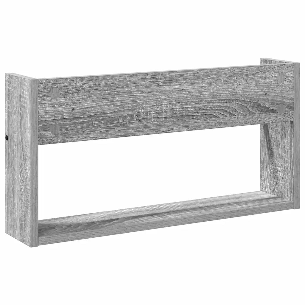 Scaffale per riviste Grigio Sonoma 60 x 12 x 30 cm CFW8357515