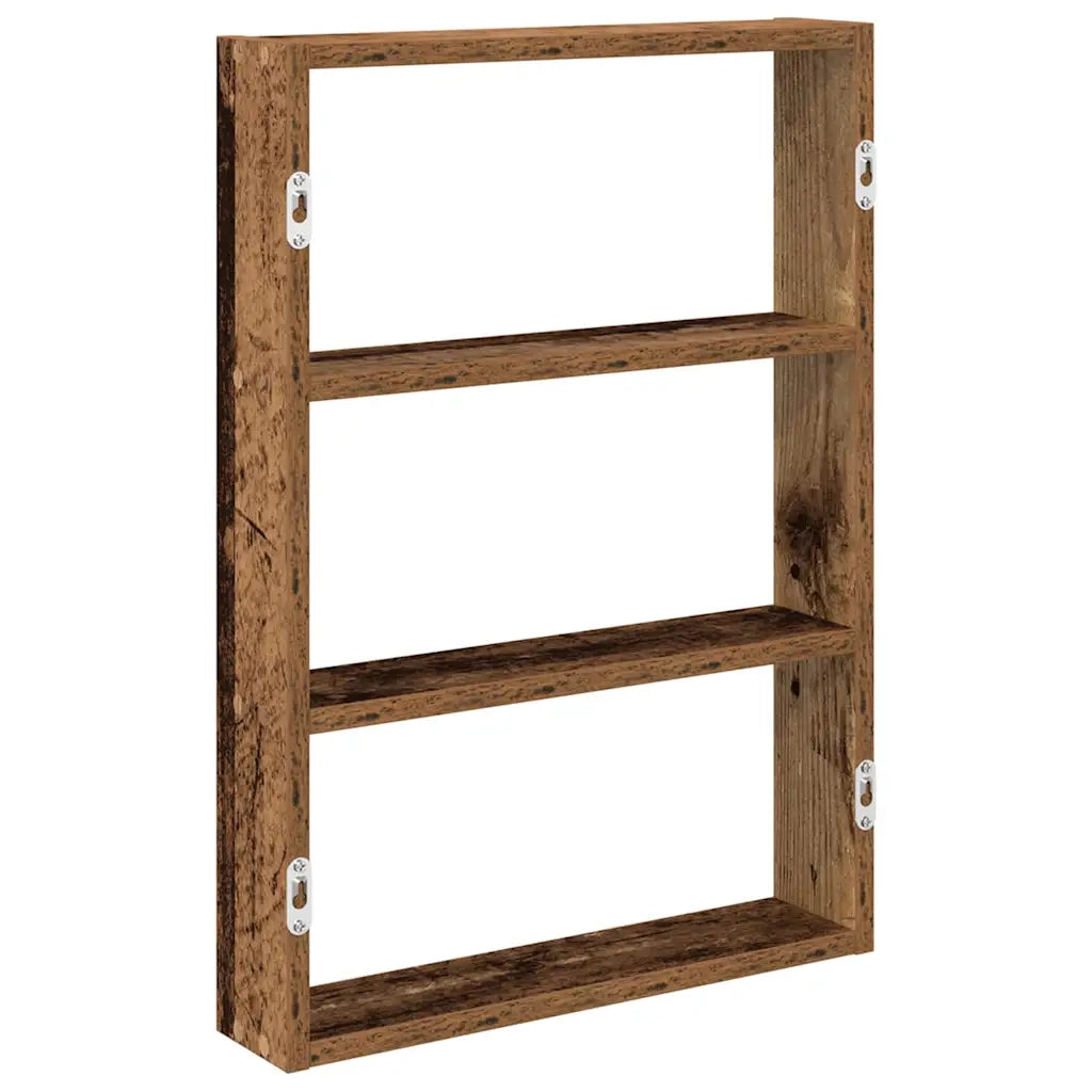 vidaXL Scaffale a Parete Legno Vecchio 43x9x60 cm in Truciolato