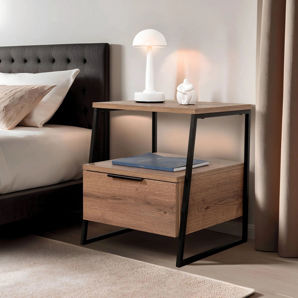 Comodino in legno "Pal" 45 x 40 x 50 cm - Hitit