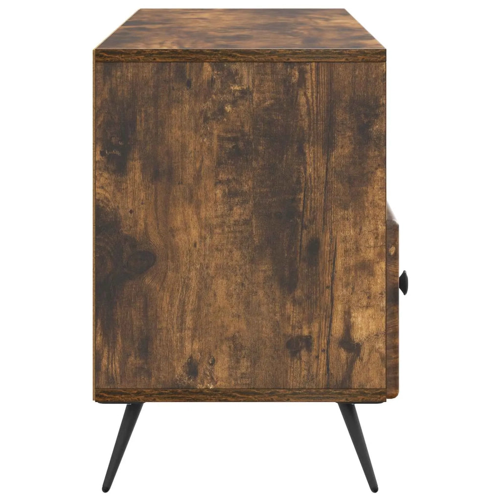 Mobile TV Rovere Fumo 102 x 34,5 x 50 cm Legno ingegnerizzato 895600