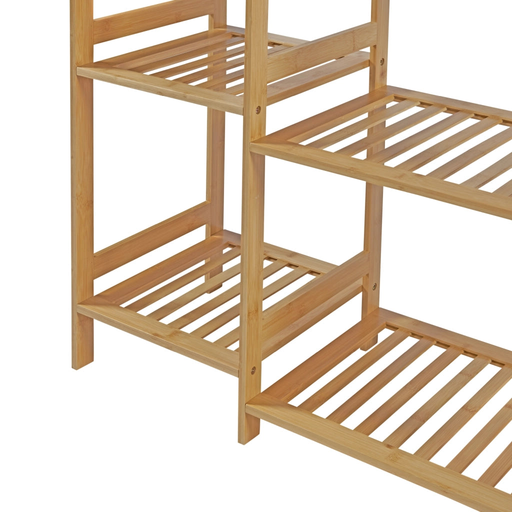 Stand Appendiabiti Ilomantsi in Bambù 165 x 122 x 35 cm [en.casa]