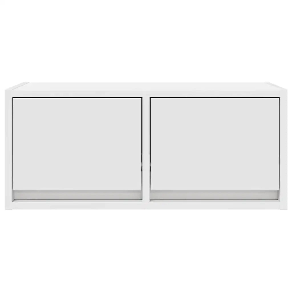 Mobile Porta TV Bianco 60x31x25,5 cm in Legno Multistrato 861490