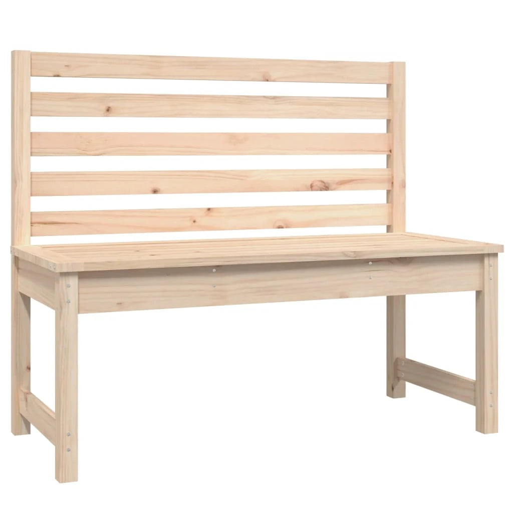 Panca da giardino mobili da esterno per patio terrazza 109 x 48 x 91,5 cm legno di pino massiccio 02_0011158