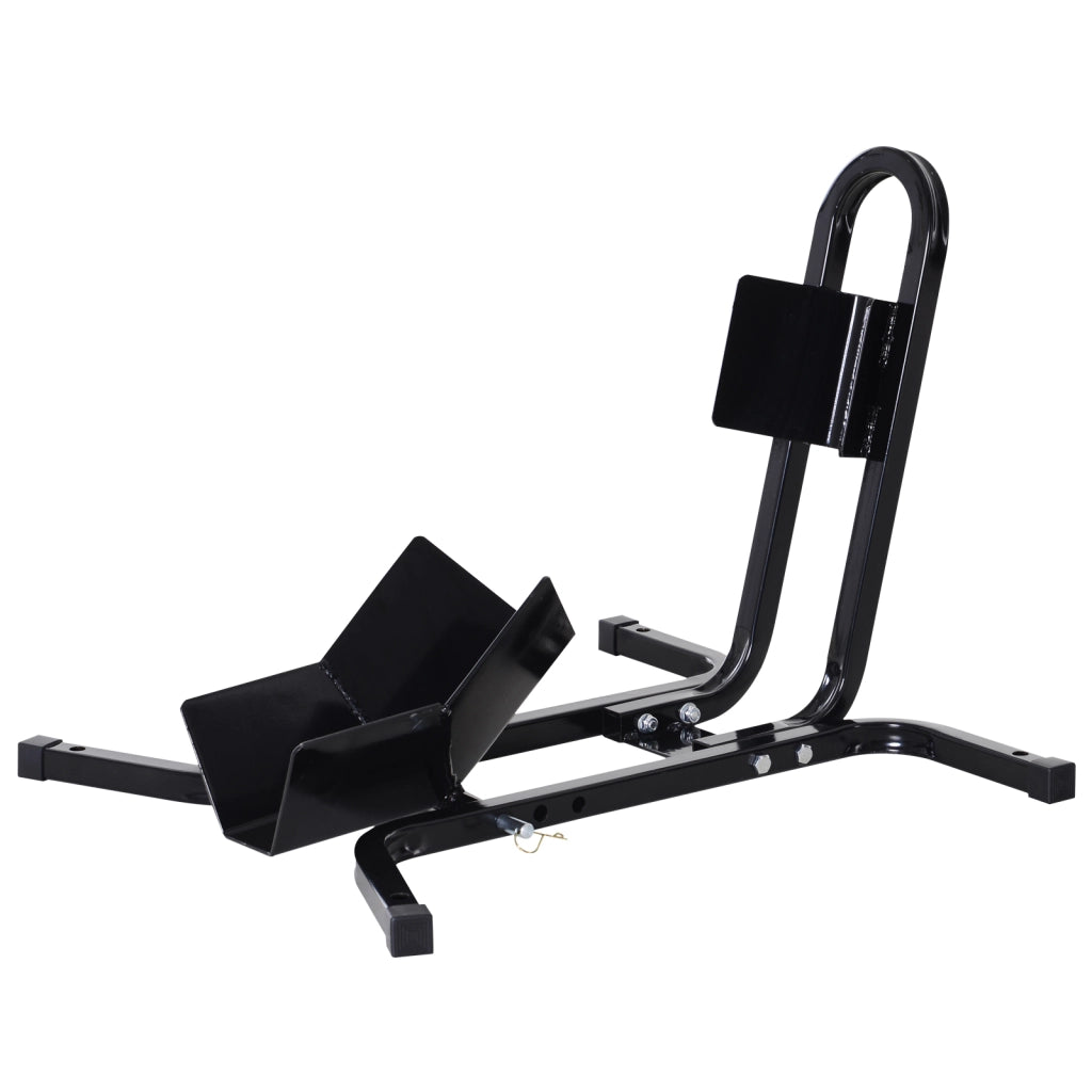 Cavalletto per Moto Anteriore Regolabile in 3 Altezze ¨C zephmum ¨C Nero, Metallo, ?43-53 cm