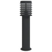 Lampada da Terra per Esterni Nera 60 cm in Acciaio Inox CFW9132462