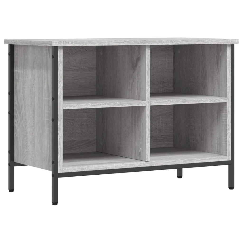 Scarpiera mobiletto portascarpe mobile per ingresso/corridoio/soggiorno legno Sonoma 69 x 35 x 50 cm grigio legno ingegnerizzato 02_0022087