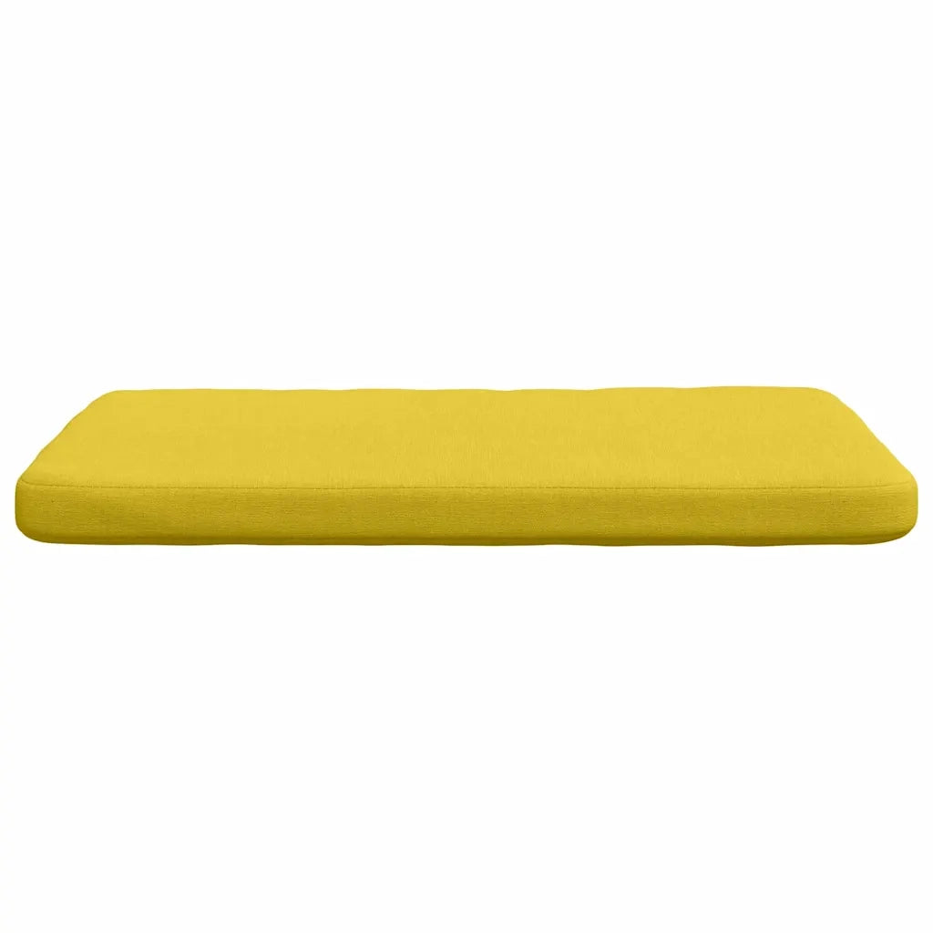 Cuscini per Seduta 4 pcs Giallo Chiaro 40 x 40 x 3 cm Tessuto