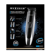 Trade Shop - Tagliacapelli Rasoio Uomo Professionale Rasatura A Batteria Regolabile Maxtech Ta-ca006 -