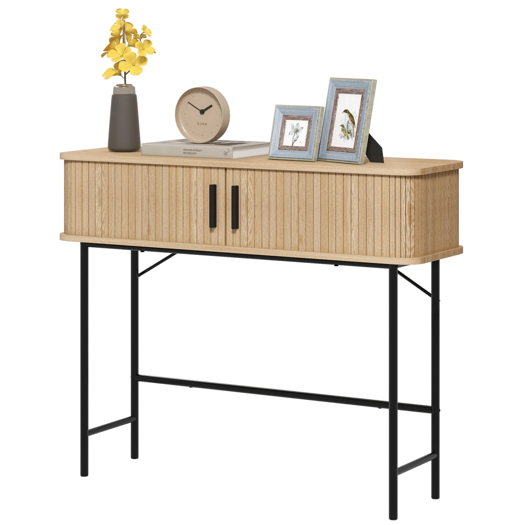 Consola Vintage ¨C zephmum ¨C Robe e Nero 100x30x80 cm