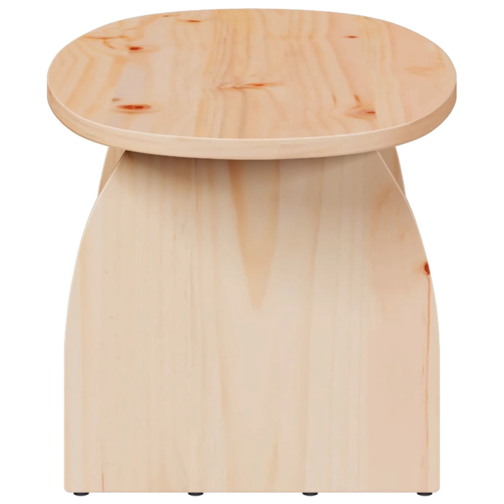 Tavolino da salotto Marrone 80 x 40 x 35 cm Pino massello 873532