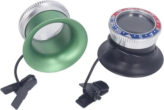 Clip per Verglassare 10x di ingrandimento per leggere elettronica orologi orologeria riparazione