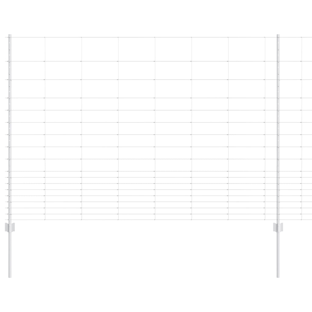 Posti per Recinzione  22 pz U-Channel 150 cm Acciaio Galvanizzato