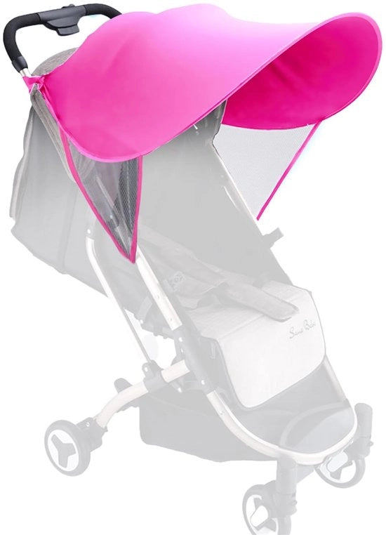 Ombrellone per Bambino - Protezione UV - Parasole per Buggy - Leggero e Respirabile - Fatto di Lycra - Dimensioni 70 x 70 cm