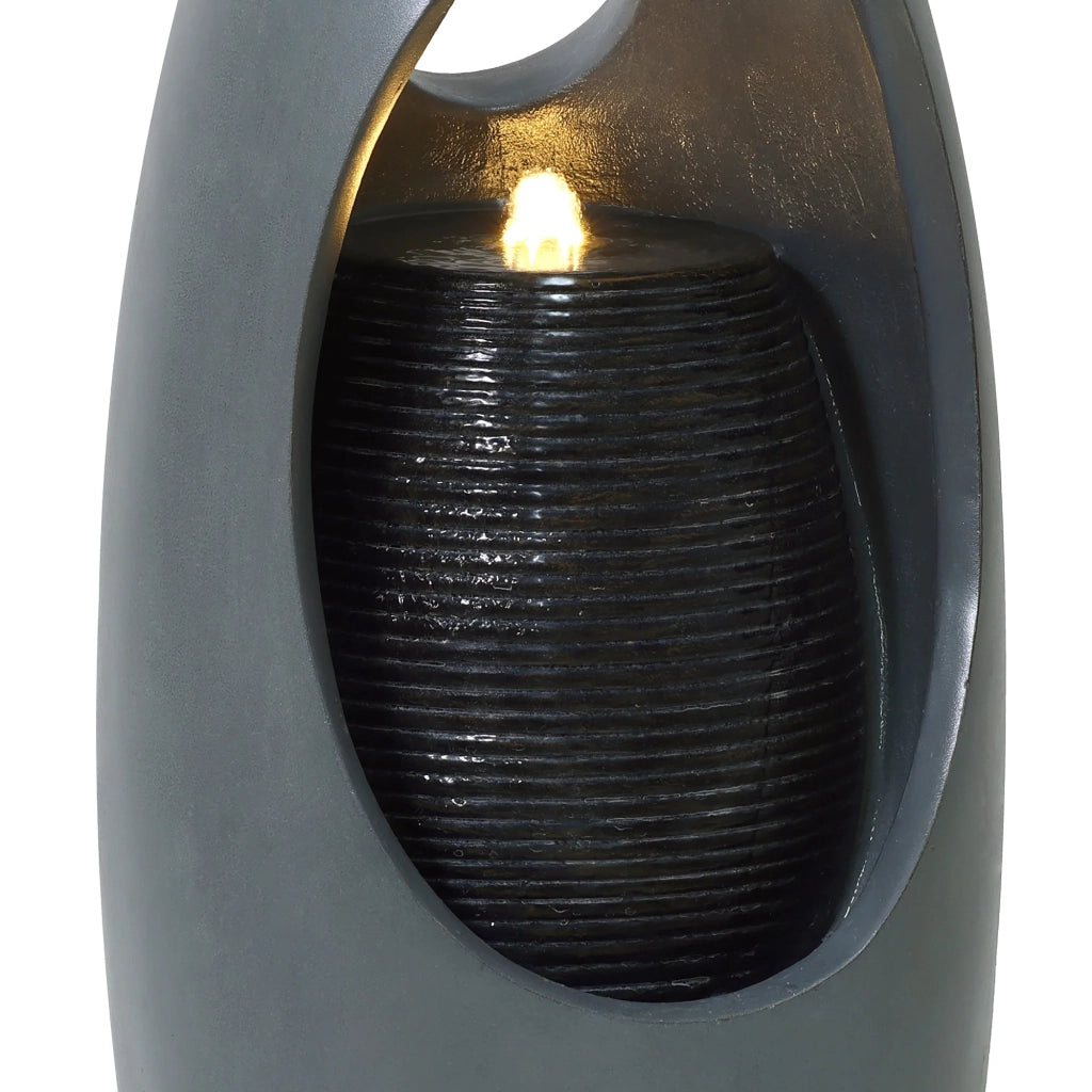 Fontana da Giardino Elettrica a Cascata Radiant Falls con LED Bianco Caldo