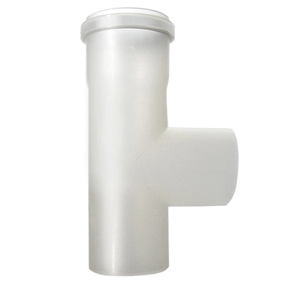 RACCORDO MONO-PARETE A TEE IN PPs  LINEA CONDENSAZIONE- Diam. 80- STABI- pezzi 1