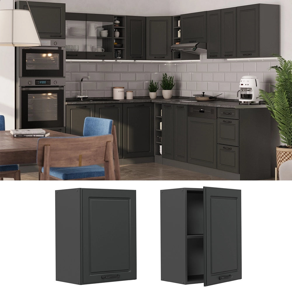Pensile da cucina R-Line Antracite rustico/Antracite 45 cm Vicco