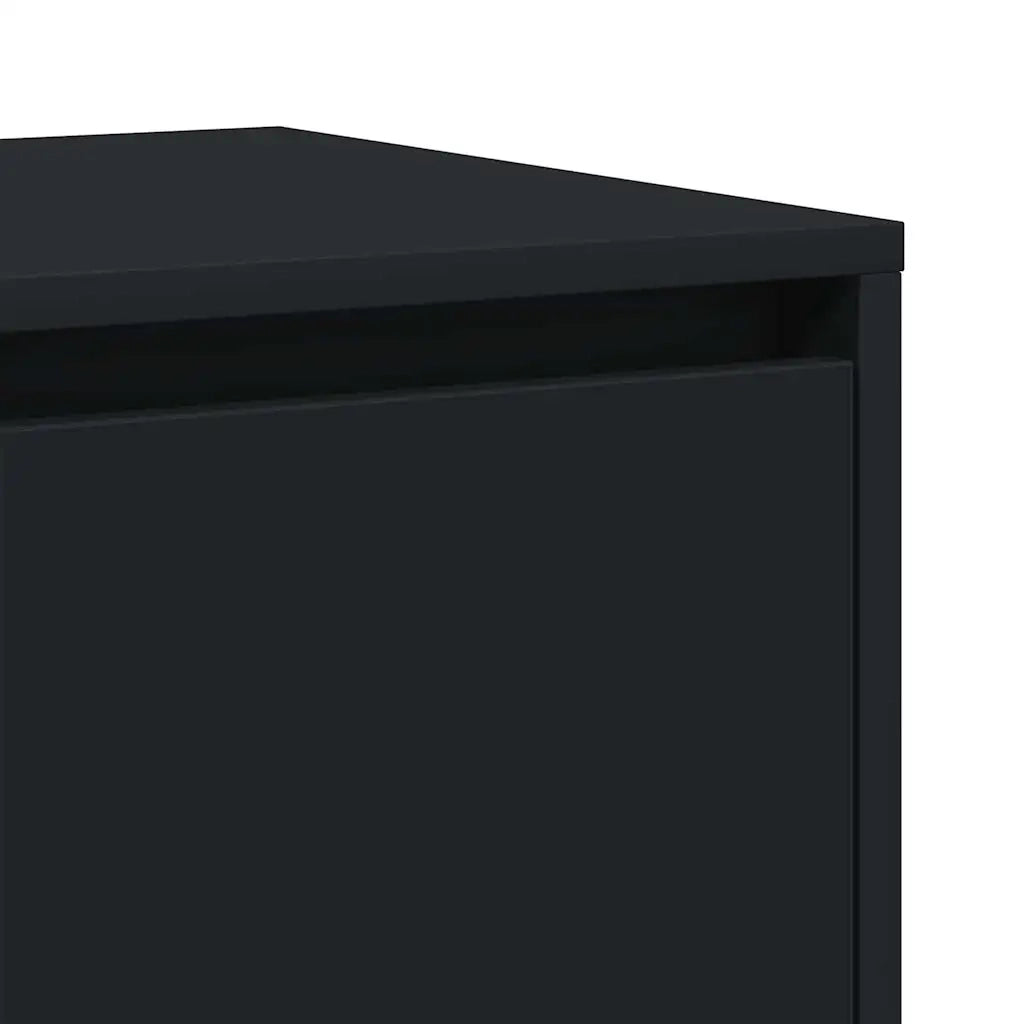 Credenza Nero 120 x 41 x 75 cm Legno multistrato 3333897