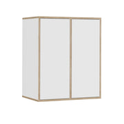 Vicco Libreria da parete Bianco 63 x 75 cm con 2 porte