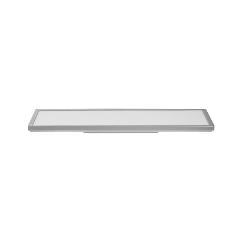 Plafoniera LED Argento a Pannello con Telecomando per Montaggio a Soffitto