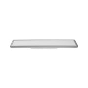 Plafoniera LED Argento a Pannello con Telecomando per Montaggio a Soffitto