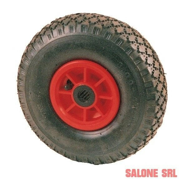 RICAMBIO CAMERA D'ARIA PER RUOTA PER CARRELLI, MOZZO IN NYLON MM.260X85