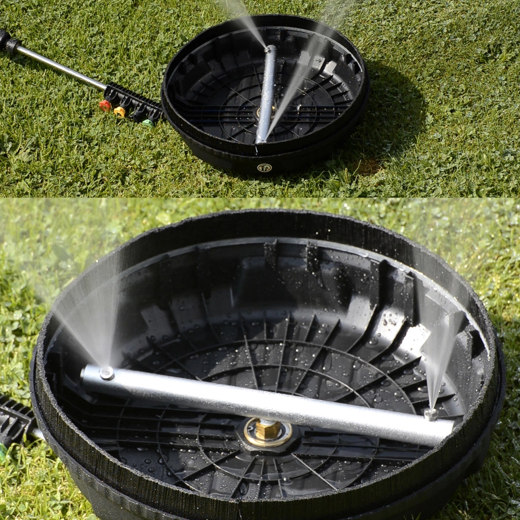 Spazzola Professionale T-Racer 15" con Attacco Rapido 1/4" – Alta Pressione, 160 Bar, 450-650l/h