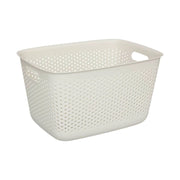 Cestino multiuso in plastica Tila crema 17 L