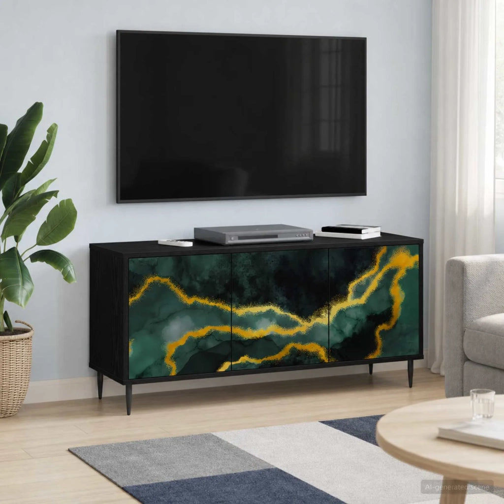 Mobile TV WIJHE 102 x 33 x 51 cm Rovere Nero 8007094