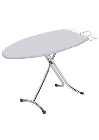 Asse da Stiro Rugby Plus 125x46 cm Salvaspazio Ampia Area Gambe Triple in Acciaio