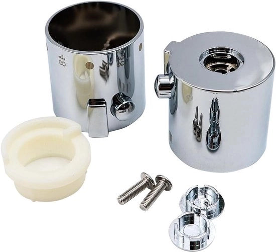 Regolatore di temperatura per doccia in acciaio inox con maniglia a mano - Manopola di regolazione facile da usare - Regolatore di temperatura semplice