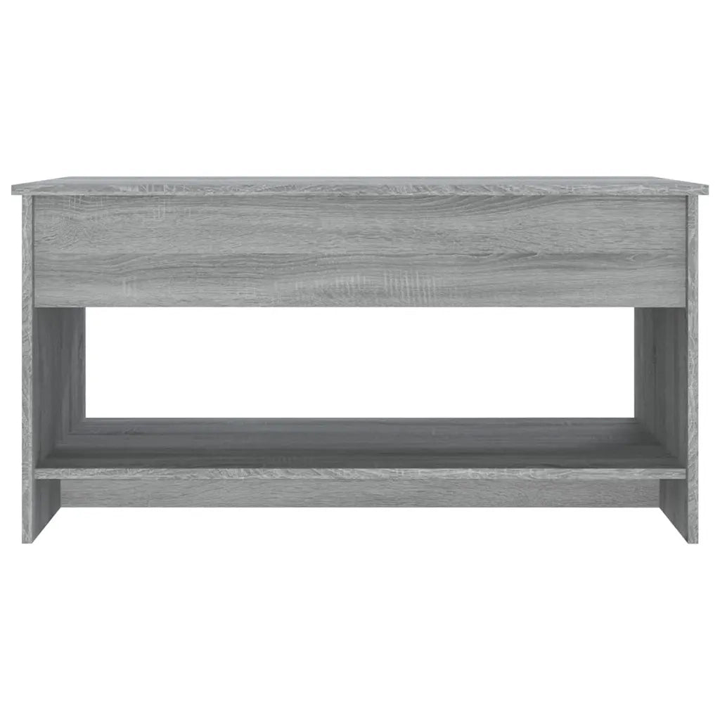 Tavolino salotto | Tavolino da caff¨¨ | Tavolino da Soggiorno Grigio Sonoma 102x50x52,5 cm Legno Multistrato
