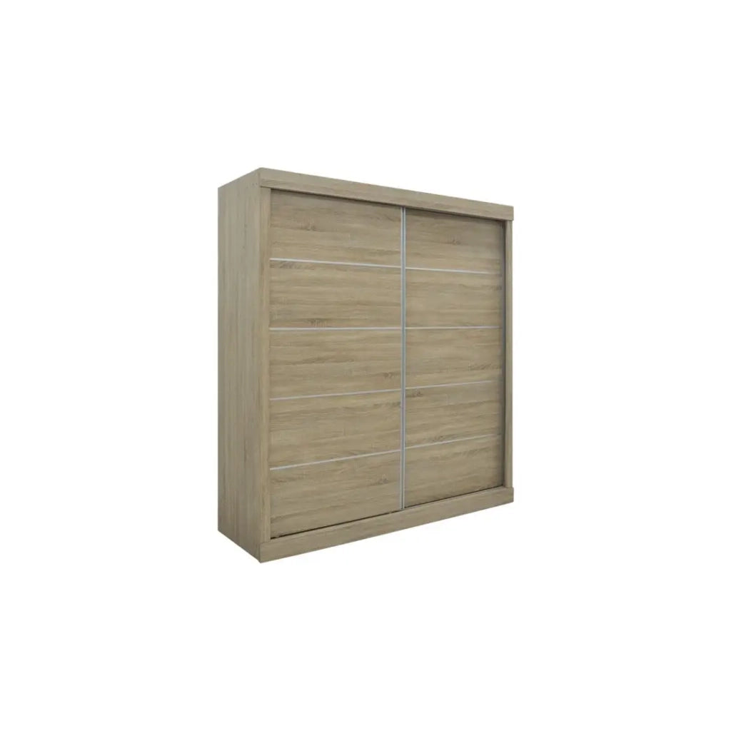 Armadio MILS – 2 porte scorrevoli – Rovere Sonoma – Stile scandinavo