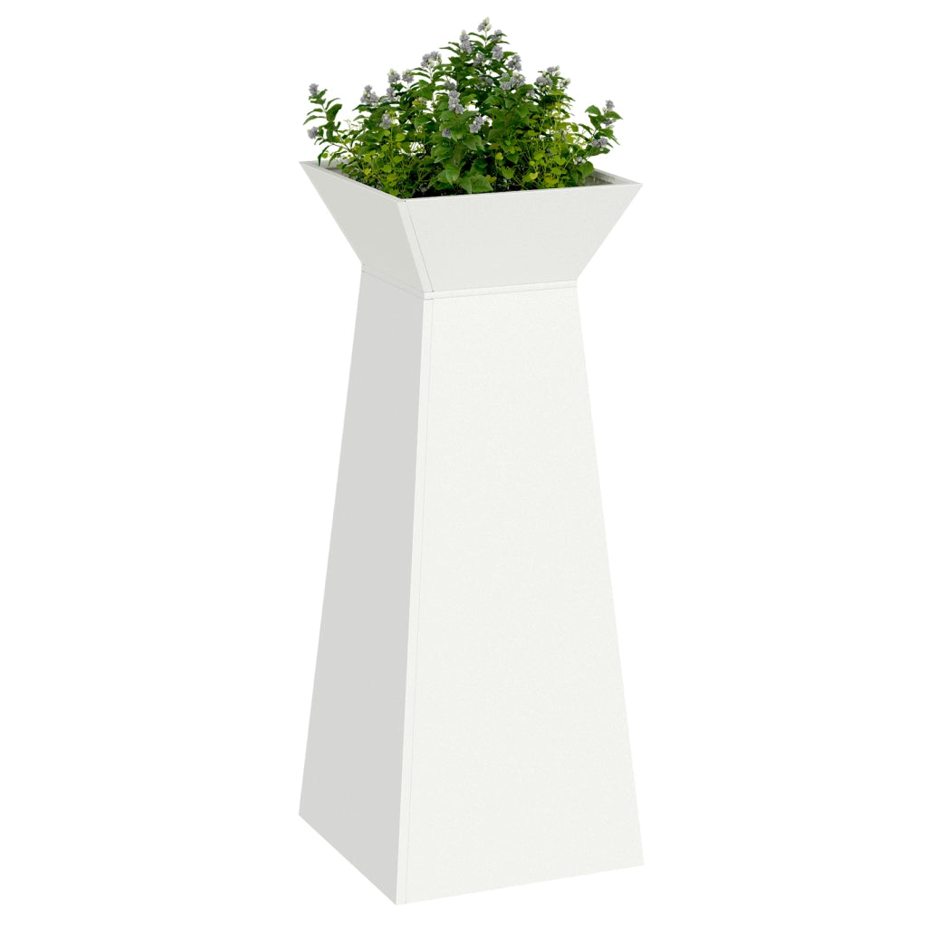 Supporto per Piante a Forma di Cono Bianco Plastica Grande