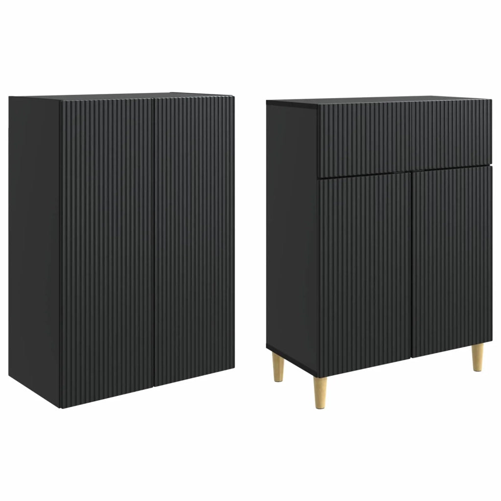 Set di armadi 2 pcs 66 x 34,5 x 90 cm Legno ingegnerizzato