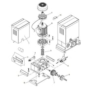 MOTORE BENINCA' 9686046 RICAMBIO ORIGINALE AUTOMAZIONE AUTOMATISMI GARANZIA
